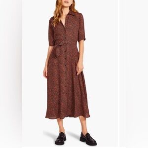 BB Dakota Rust Midi Dress